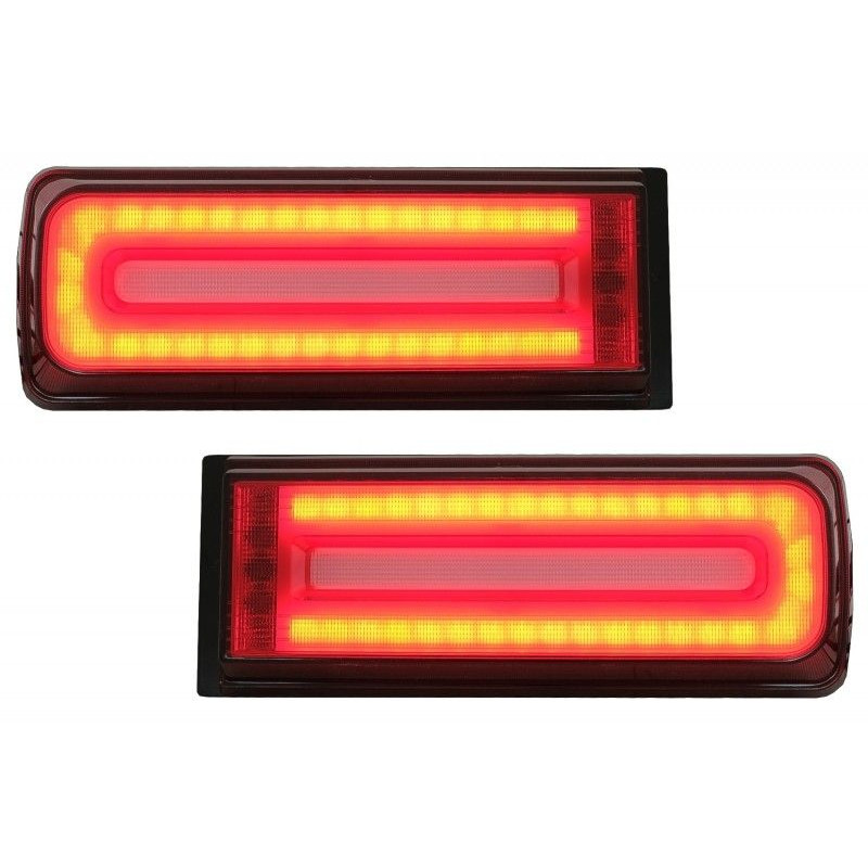 Feux-arrière-LED-dynamiques-rouge-fumée-pour-Mercedes-Classe-G-W463